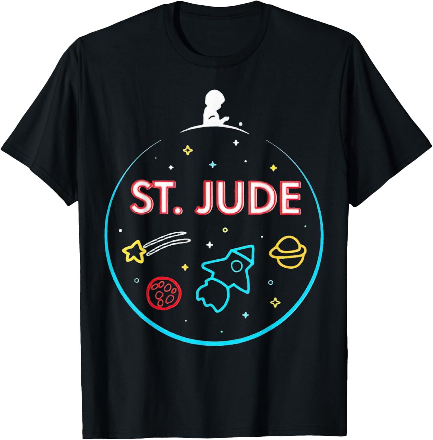 St. Jude Patient Ty Rocket New T-Shirt - T-Shirt | Black