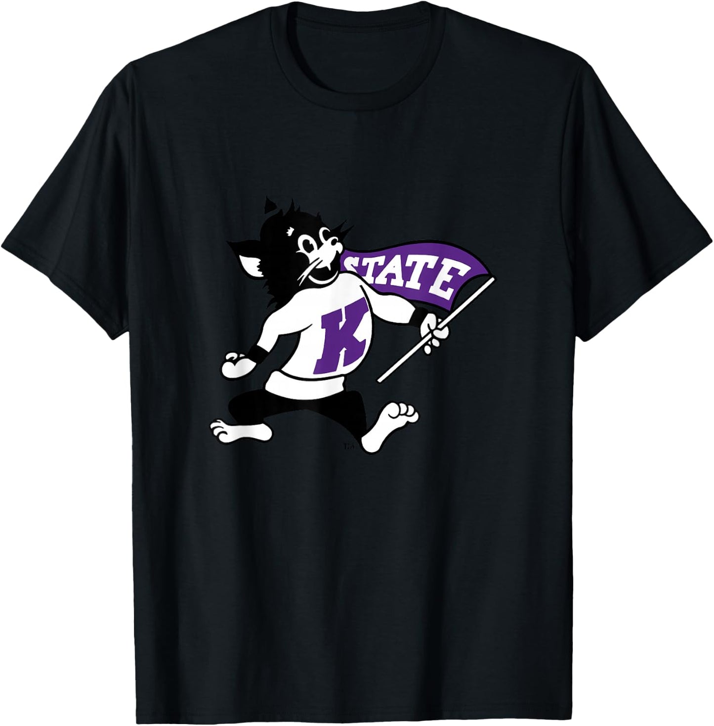 Kansas State Wildcats | Official NCAA University | RYLKSU06 T-Shirt - T-Shirt | Black