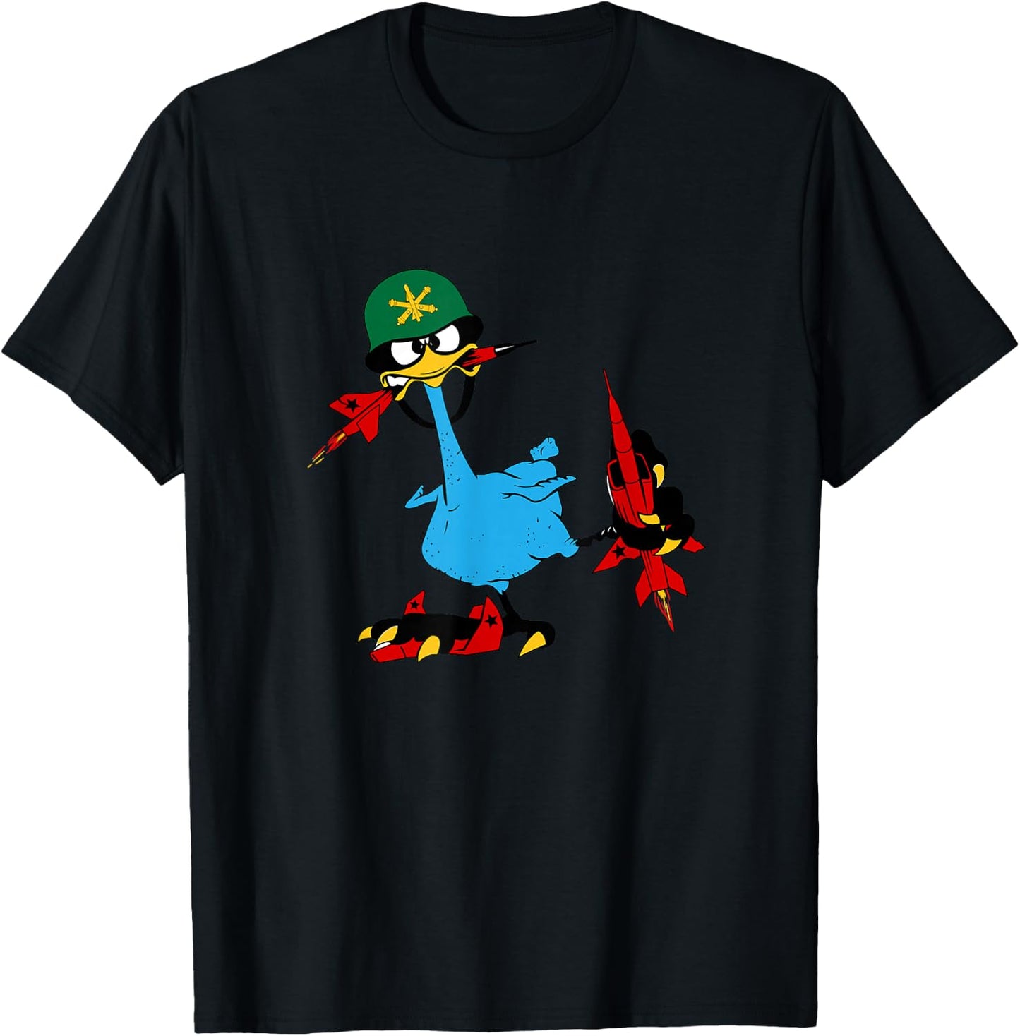 Oozlefinch Air Defense Artillery ADF US Army Fort Sill T-Shirt - T-Shirt | Black