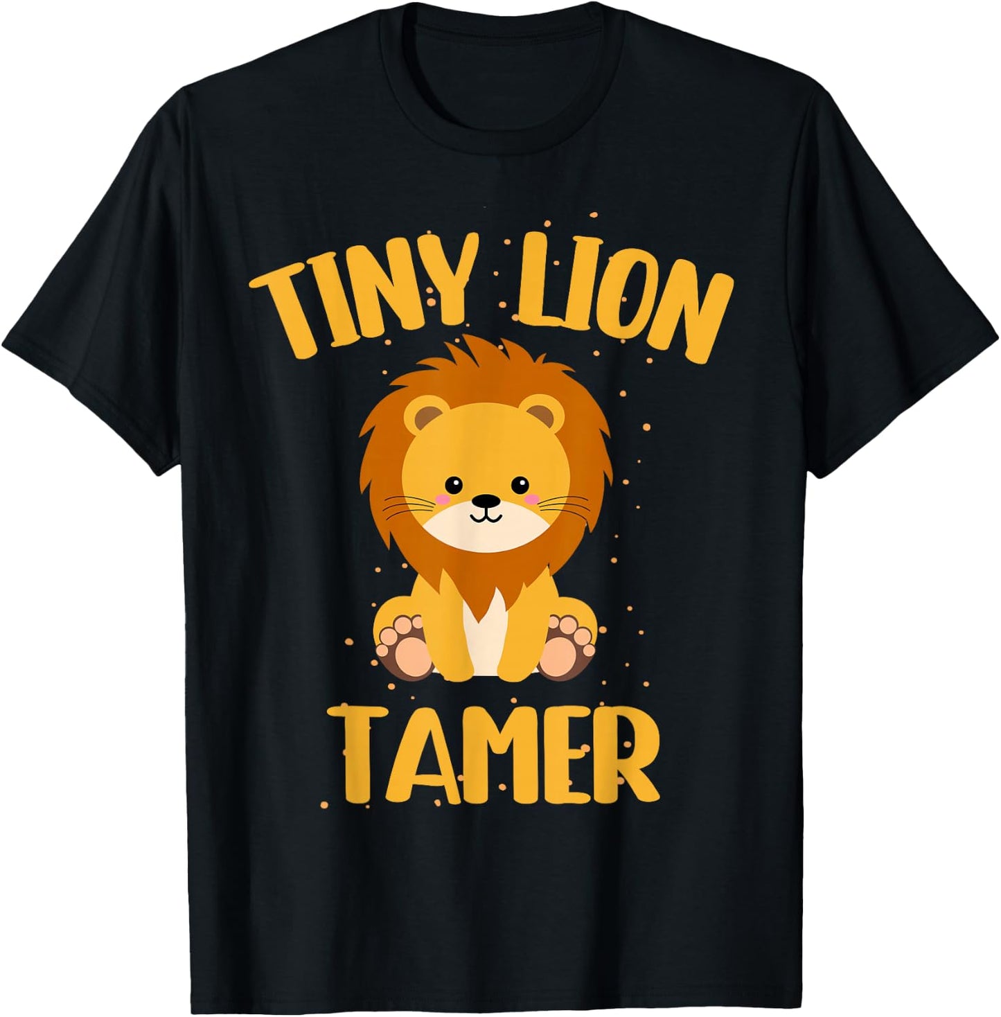 Circus Lion Tamer Shirt - Circus Shirts - Tiny Lion Tamer T-Shirt - T-Shirt | Black