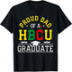 Proud HBCU Dad of a HBCU Graduate Family T-Shirt - T-Shirt | Black