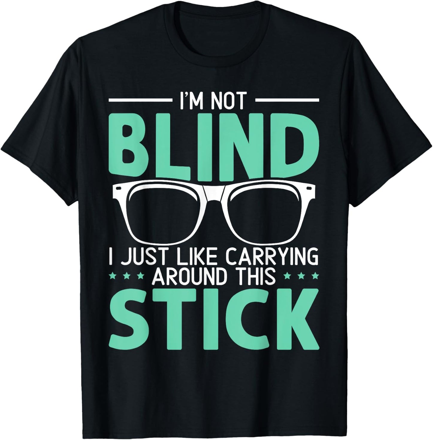 Visually Impaired Braille Visual Blind Awareness T-Shirt - T-Shirt | Black