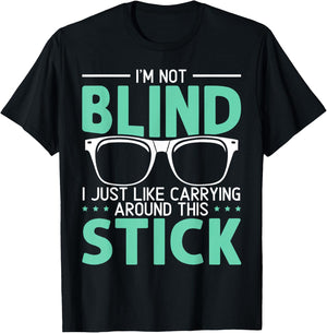 Visually Impaired Braille Visual Blind Awareness T-Shirt - T-Shirt | Black