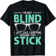 Visually Impaired Braille Visual Blind Awareness T-Shirt - T-Shirt | Black