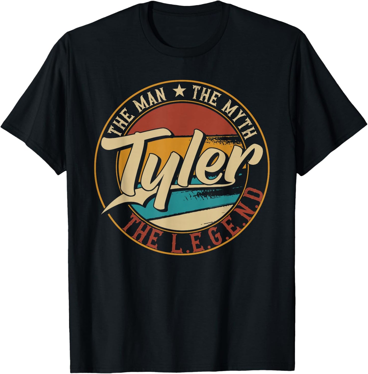 The Best Outfits & Accessories for Tyler Tyler The Man The Myth The Legend T-Shirt - T-Shirt | Black
