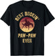 Best Buckin' Paw-Paw Ever Western Rodeo Cowboy Bucking Horse T-Shirt - T-Shirt | Black
