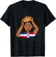 Dominican Queen Afro Hair Latina Dominicana Heritage T-Shirt - T-Shirt | Black
