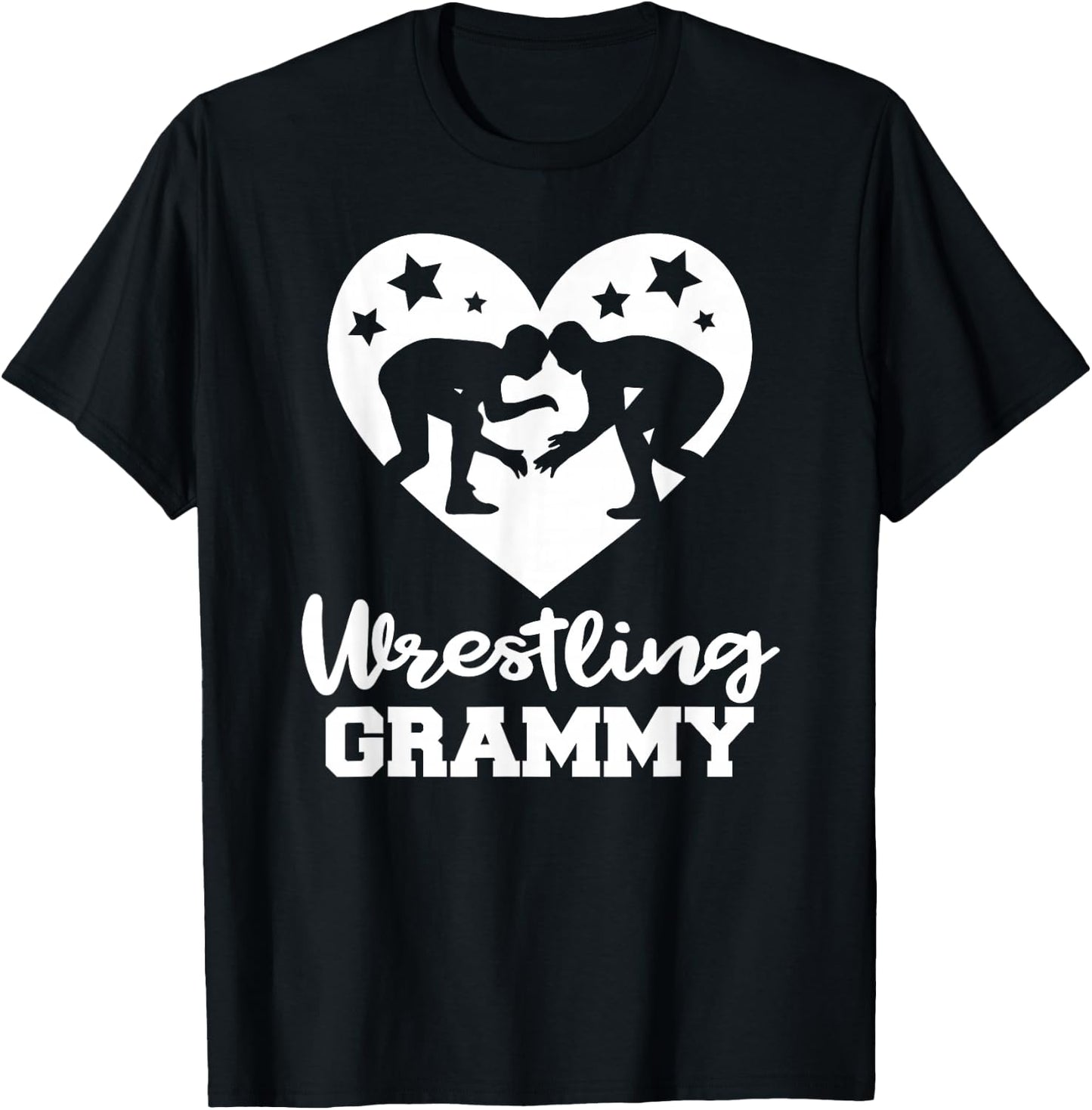 Wrestling Grammy Funny Wrestler Athlete Grammy T-Shirt - T-Shirt | Black