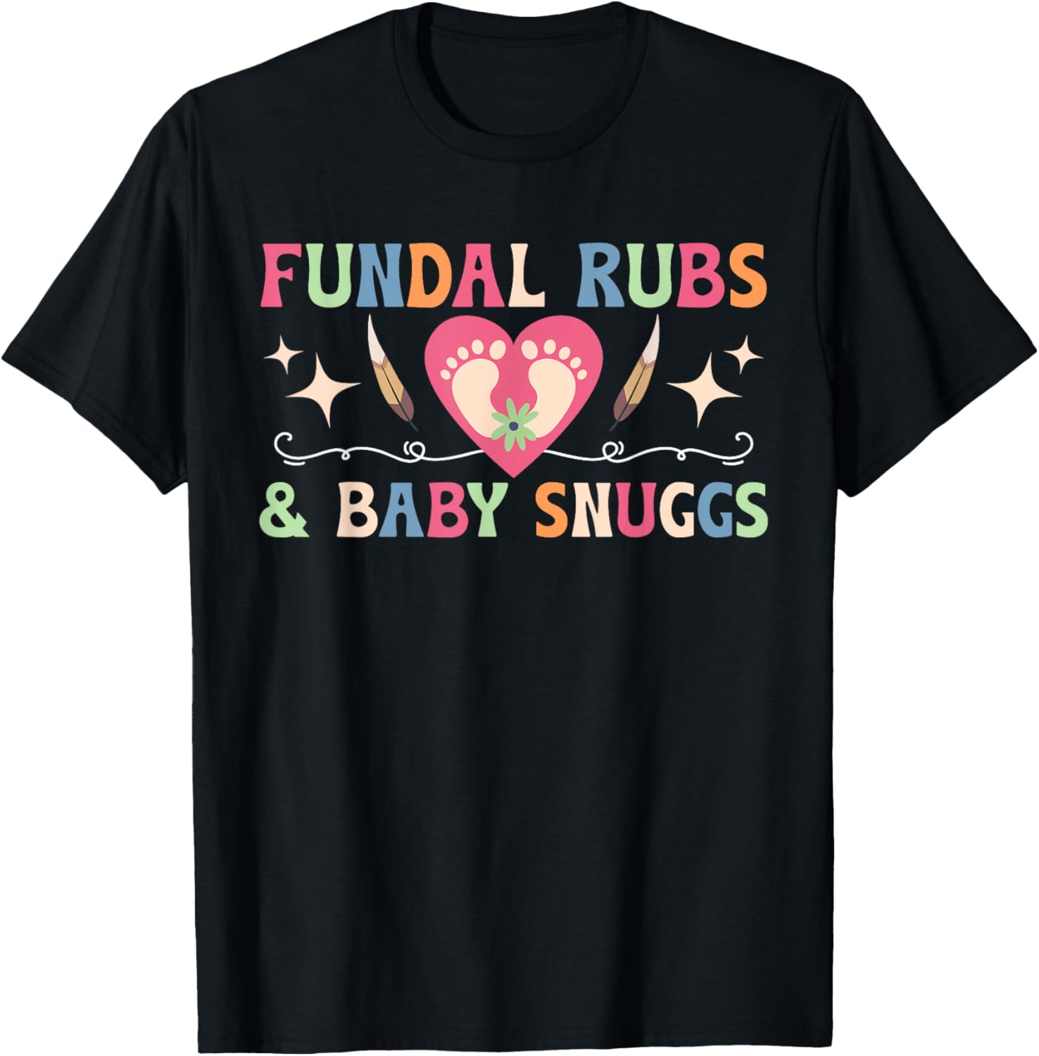 Mother Baby Nurse Best Mom Baby Nurse Postpartum Nurse T-Shirt - T-Shirt | Black