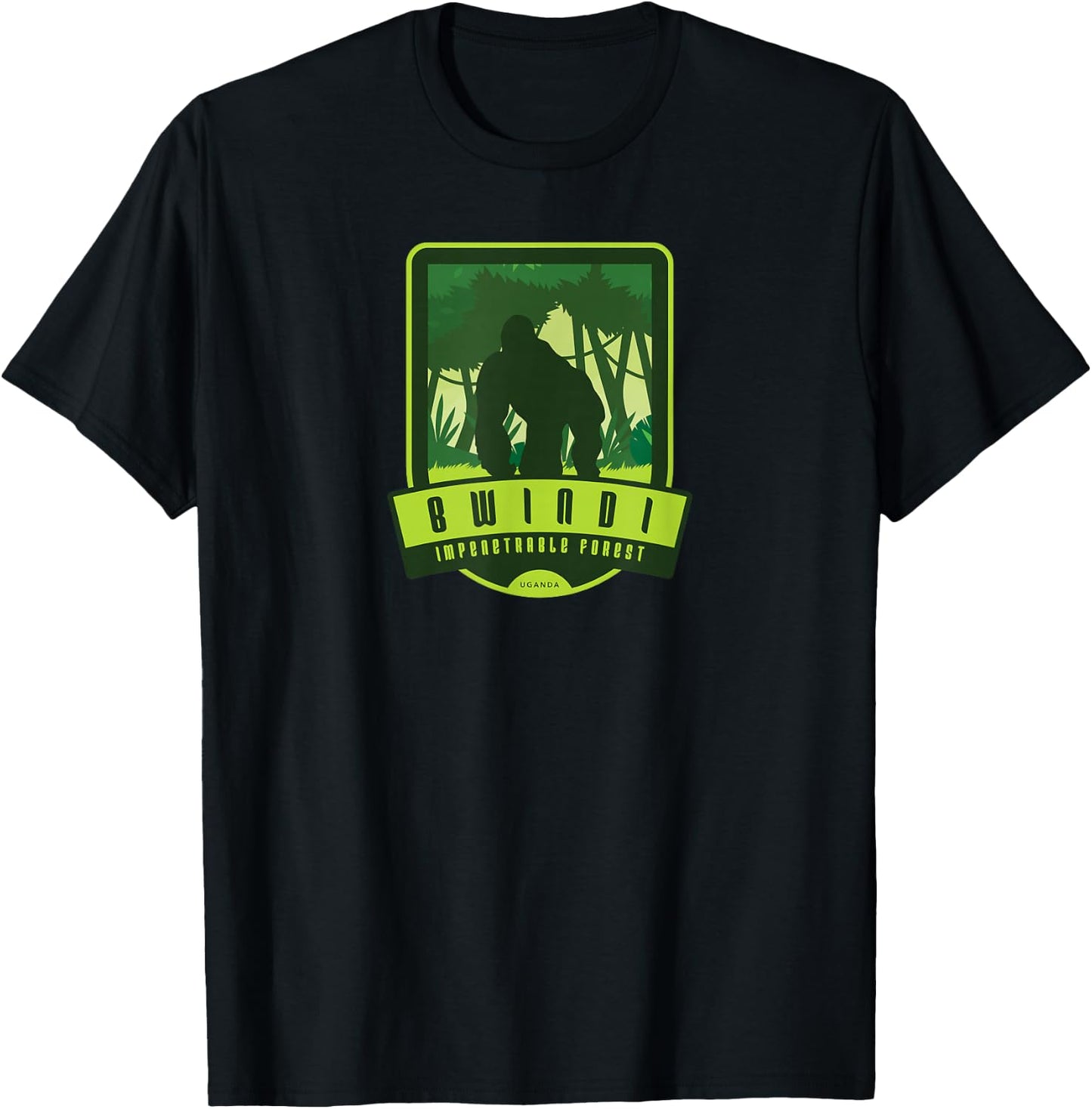 Bwindi Impenetrable National Park - Uganda T-Shirt - T-Shirt | Black