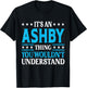 It's An Ashby Thing Surname Funny Family Last Name Ashby T-Shirt - T-Shirt | Black