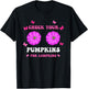 Check Your Pumpkins Breast Cancer Awareness Halloween Women T-Shirt - T-Shirt | Black