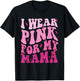 Breast Cancer Shirts for Kids I Wear Pink for my Mama T-Shirt - T-Shirt | Black