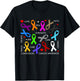 Cancer Awareness - Fight Cancer Ribbons T-Shirt - T-Shirt | Black