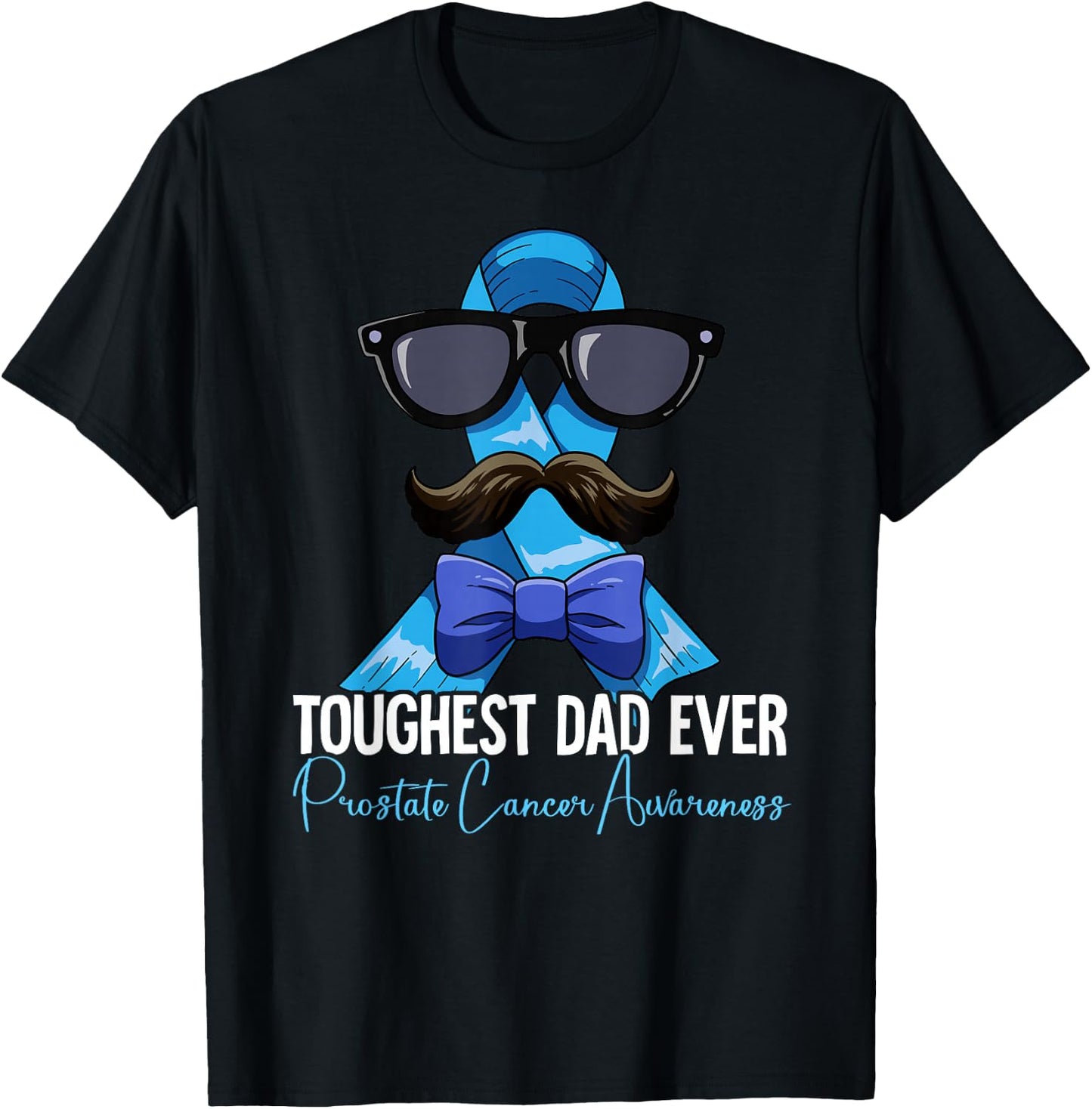 Dad Prostate Cancer Awareness T-Shirt - T-Shirt | Black