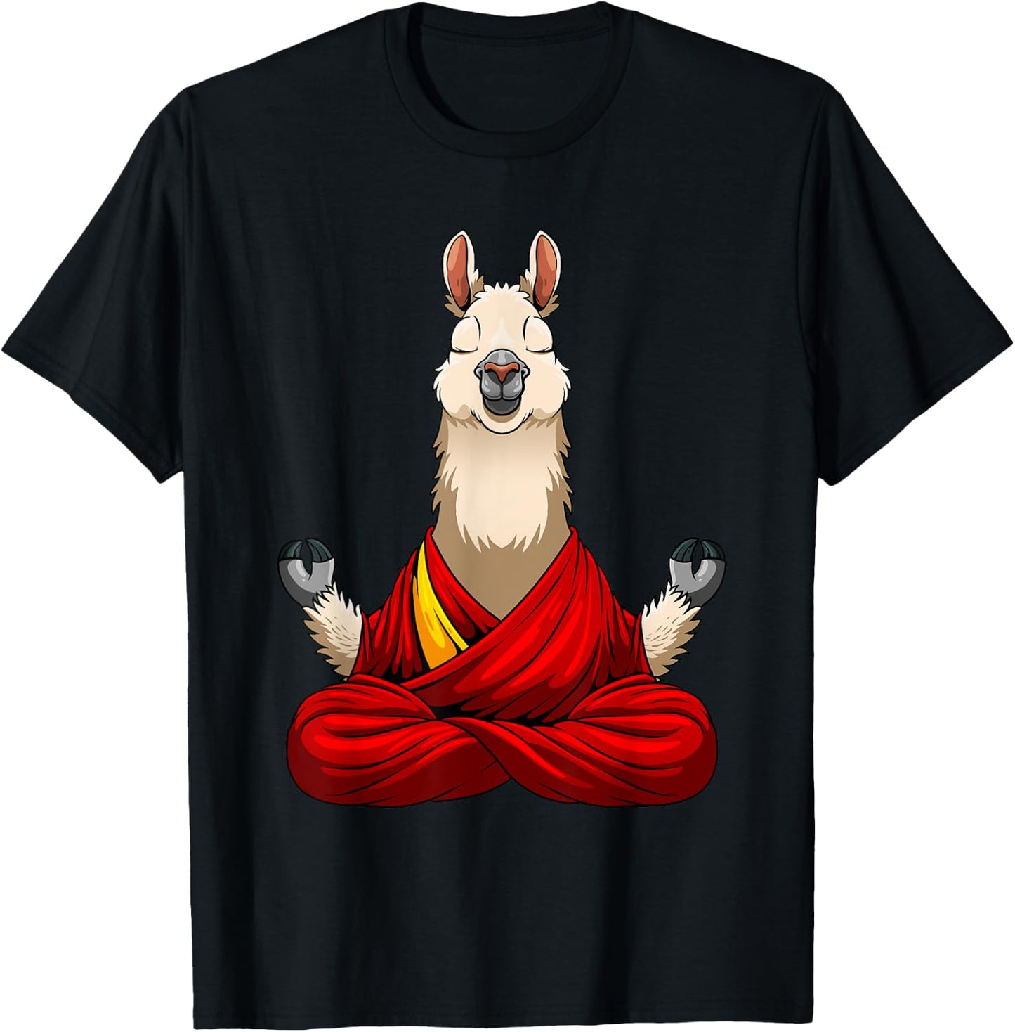 Cute Llama Design Women Alpaca Animal Llama Lovers T-Shirt - T-Shirt | Black