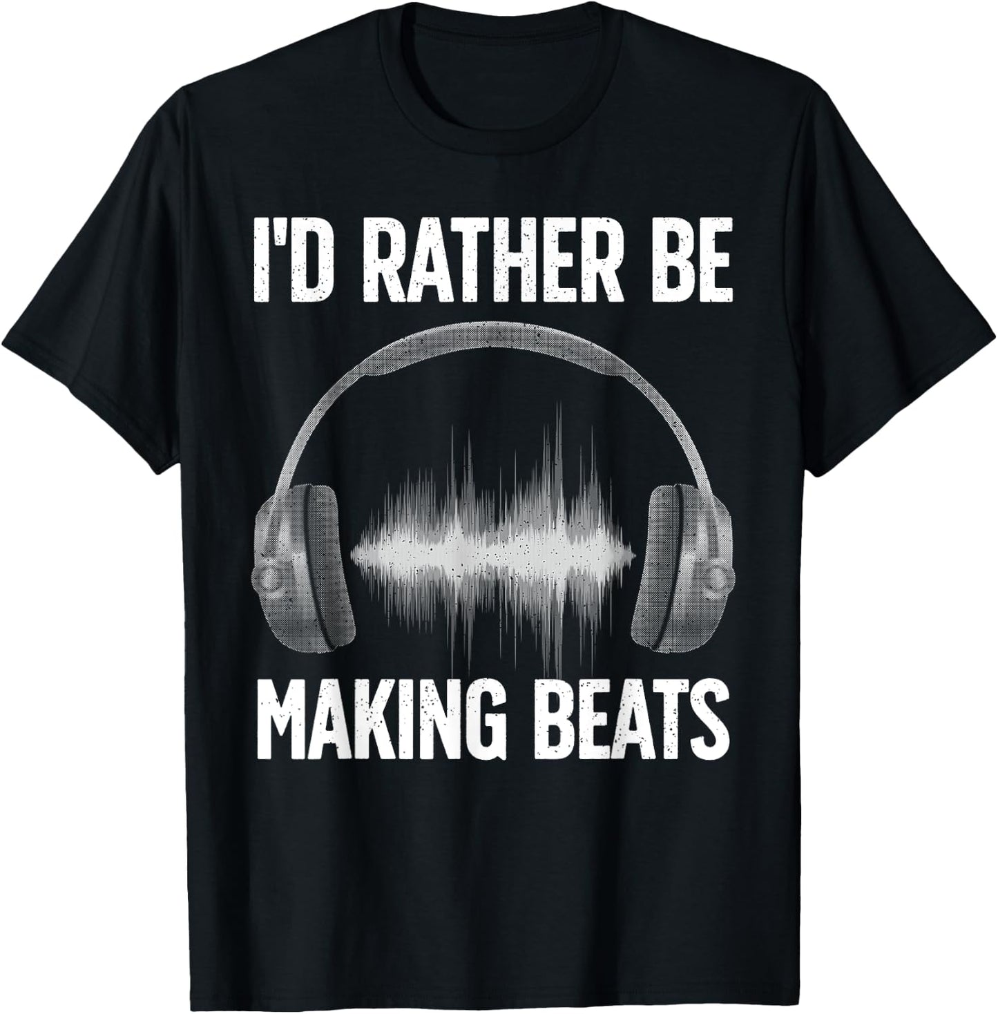 Cool Music Producer Art Women Disc Jockey Beat Maker T-Shirt - T-Shirt | Black