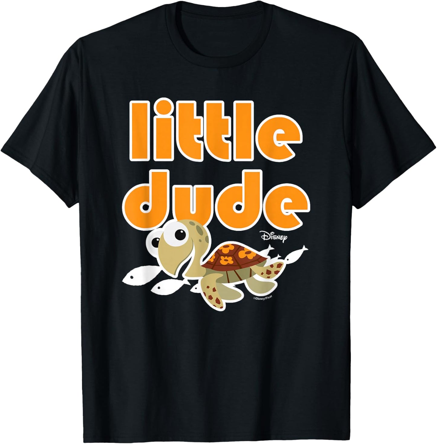 Finding Nemo - Squirt Turtle Little Dude T-Shirt - T-Shirt | Black
