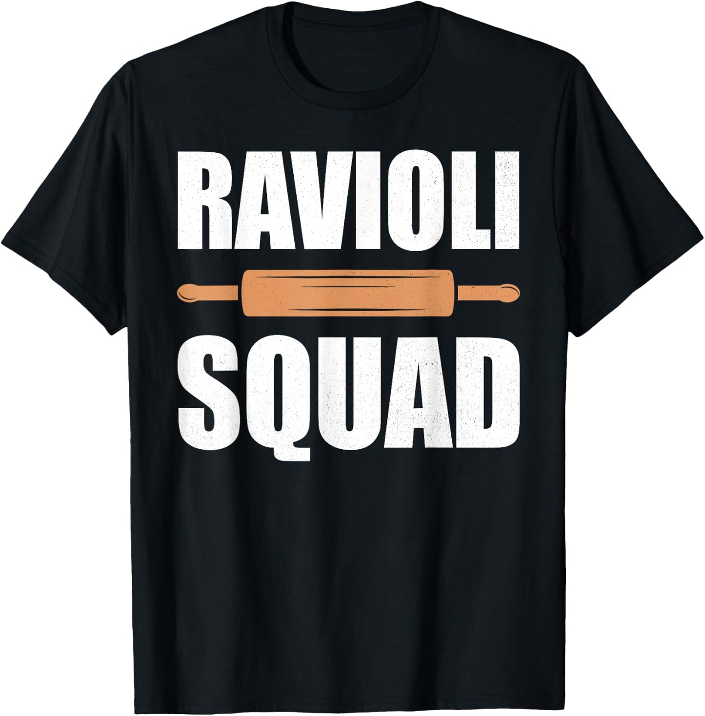Ravioli squad, rolling pin, matching group, baking crew team T-Shirt - T-Shirt | Black