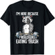 Raccoon Gym Weight Training Bodybuilder T-Shirt - T-Shirt | Black