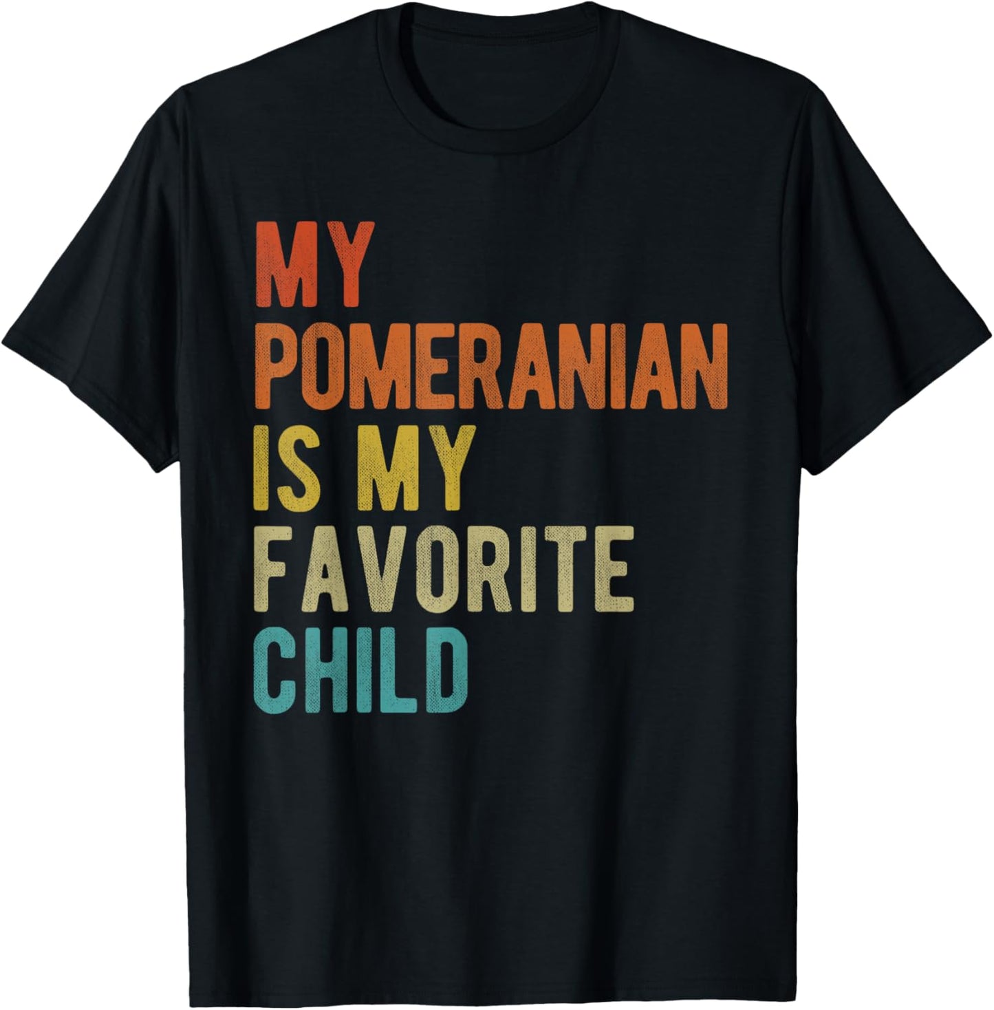 Pomeranian Mom Dad Dog Lover Funny Sarcastic Pet Quote Retro T-Shirt - T-Shirt | Black