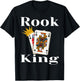 Rook King Card Game Player Winner Winning Hand Cards Funny T-Shirt - T-Shirt | Black