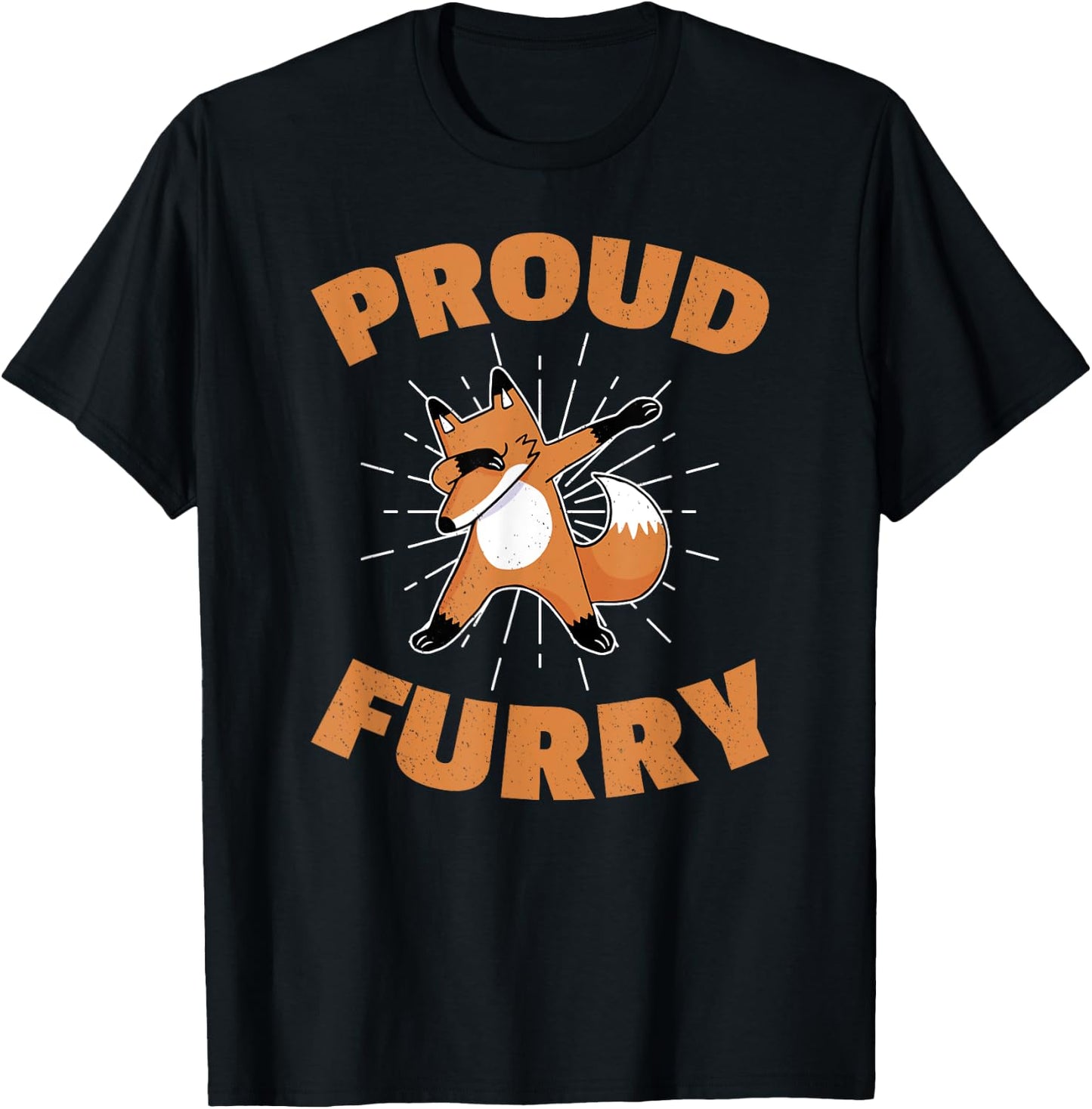 Proud Furry Fursona Fandom Furry Toe Beans Wolf T-Shirt - T-Shirt | Black