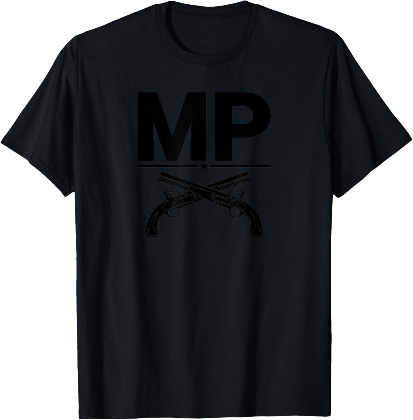 Mp Military Police Corps (black) T-Shirt - T-Shirt | Black