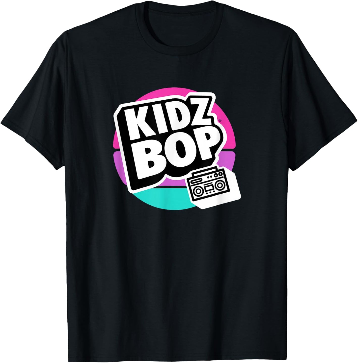 KIDZ BOP - Boombox Logo T-Shirt - T-Shirt | Black