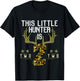 Kids 2th Birthday Funny Deer Hunter Two Years Old Boy Hunting T-Shirt - T-Shirt | Black