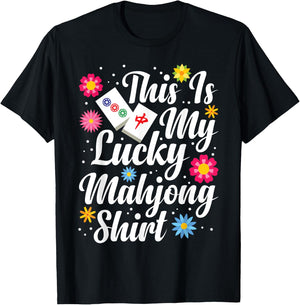 Mah Jongg Sock Mahjong Lover Mahjong Player Mahjong Game Set T-Shirt - T-Shirt | Black