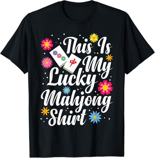 Mah Jongg Sock Mahjong Lover Mahjong Player Mahjong Game Set T-Shirt - T-Shirt | Black
