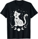 Celestial Cat, Astrology Cat, Spiritual Cat T-Shirt - T-Shirt | Black