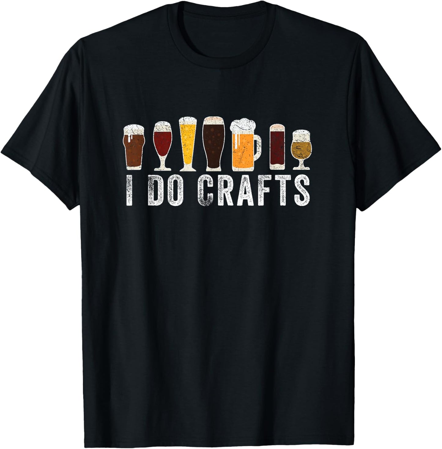 I Do Crafts Home Brewing Craft Beer Drinker Homebrewing T-Shirt - T-Shirt | Black