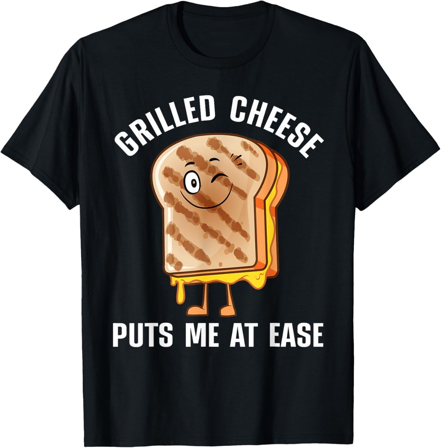 Cool Grilled Cheese Women Kids Grilled Cheese Lover T-Shirt - T-Shirt | Black