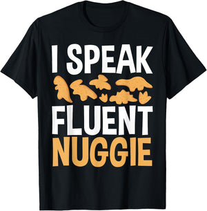 Dino Nuggets Chicken Nugget Keychain Dino Nugget Lover T-Shirt - T-Shirt | Black