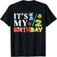 It's My 1/2 Birthday Little Monster Party Half 6 Months Old T-Shirt - T-Shirt | Black