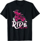 Ride Like A Girl Motocross Shirt Dirt Bikers Supercross T-Shirt - T-Shirt | Black