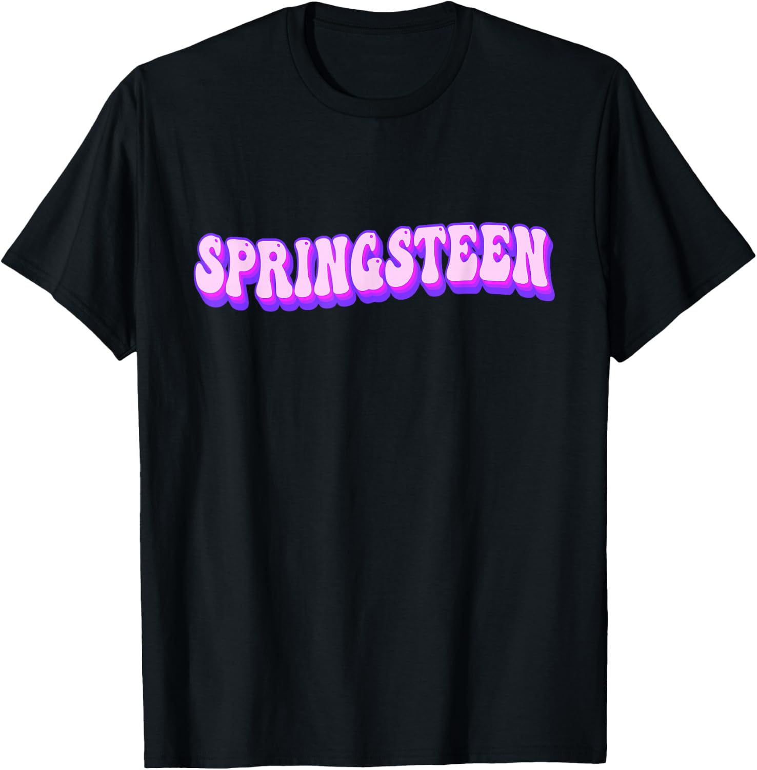 Springsteen Rock Fan Inspired T-Shirt - T-Shirt | Black