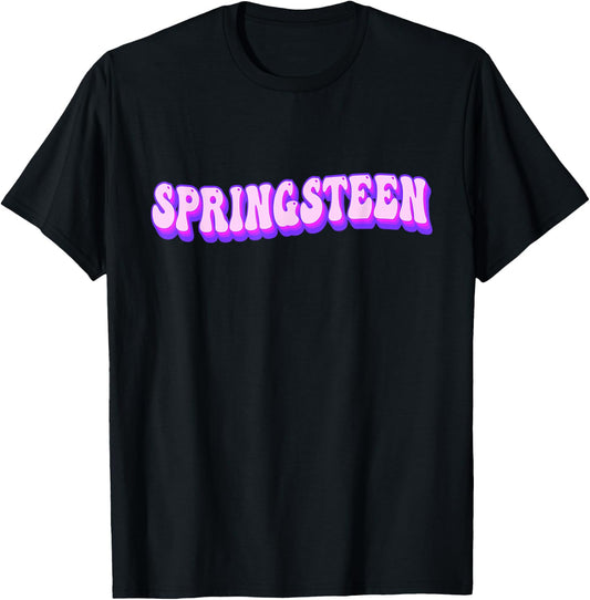 Springsteen Rock Fan Inspired T-Shirt - T-Shirt | Black