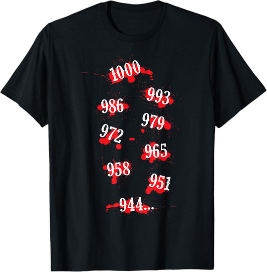 1000 Minus 7 Anime Manga Ghoul Otaku Cosplay T-Shirt - T-Shirt | Black