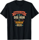 Vintage Promoted From Dog Mom To Human Mom T-Shirt - T-Shirt | Black