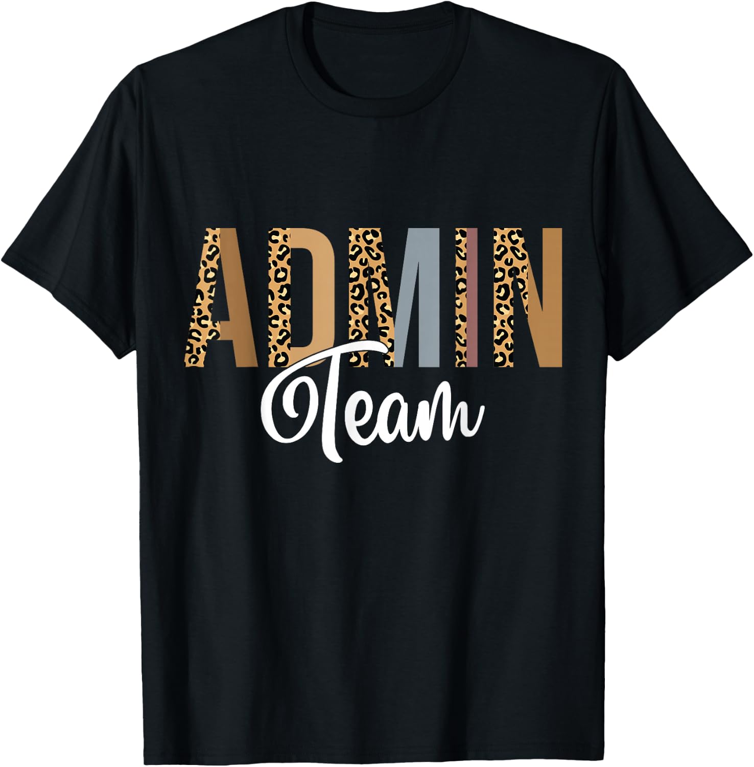 Admin Squad School Admin Team Principal Administrator T-Shirt - T-Shirt | Black