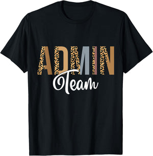 Admin Squad School Admin Team Principal Administrator T-Shirt - T-Shirt | Black
