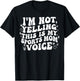 I’m Not Yelling This Is My Normal Sports Mom Voice Funny T-Shirt - T-Shirt | Black