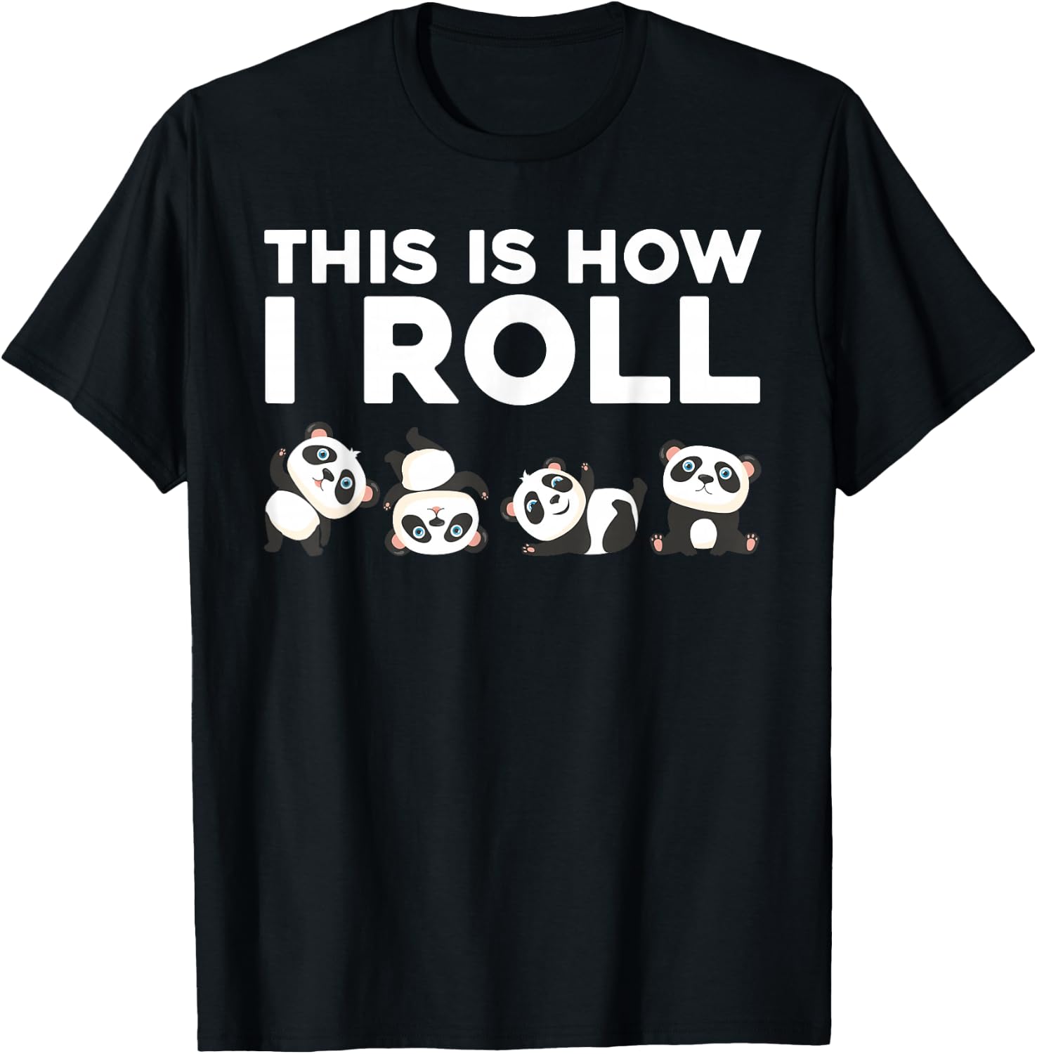 Cool Panda Women Panda Bear Lovers Animal Zoo Pandas T-Shirt - T-Shirt | Black