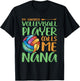 My Favorite Volleyball Player Calls Me Nana Volleyball Lover T-Shirt - T-Shirt | Black