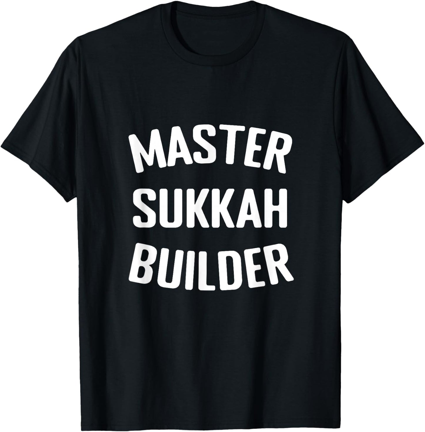 Master Sukkah Builder Jewish Sukkot Holiday Lulav Etrog T-Shirt - T-Shirt | Black