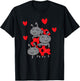 Ladybugs Love Cute Insect Love Ladybugs T-Shirt - T-Shirt | Black