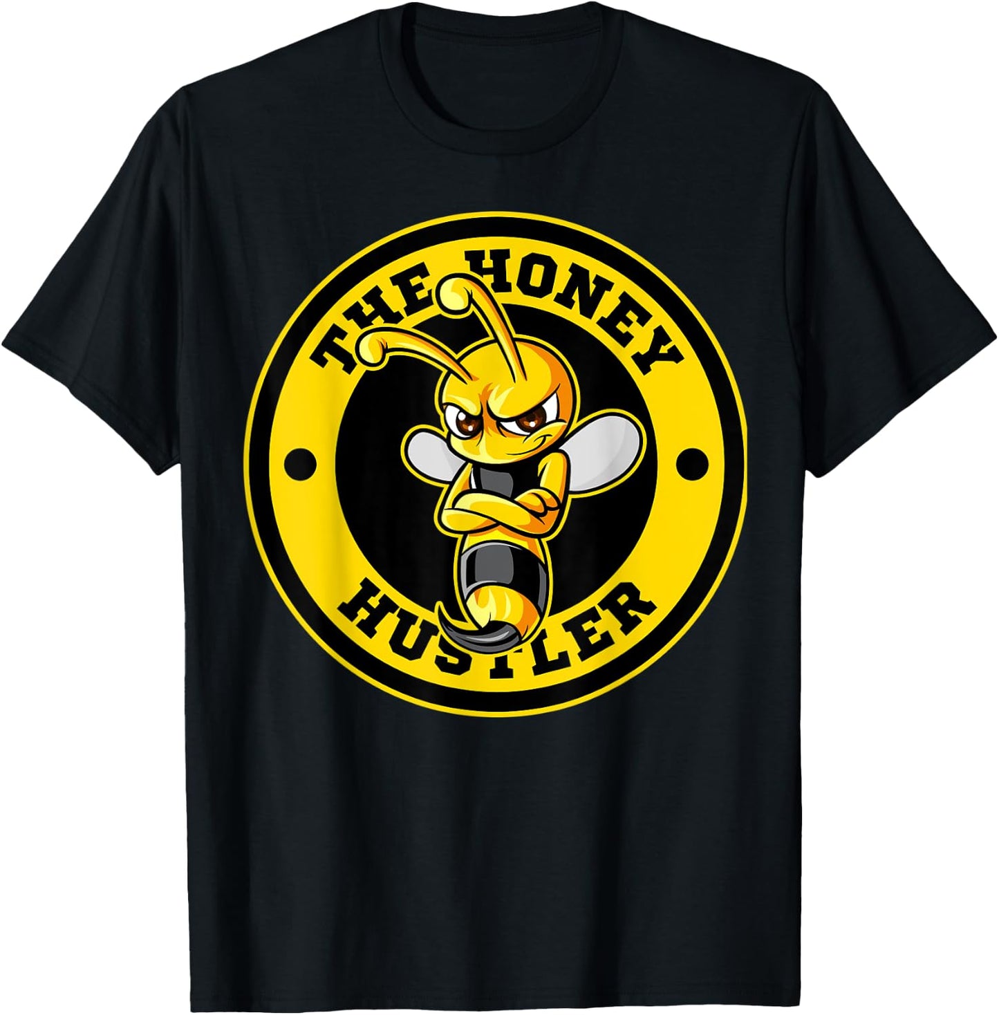 The Honey Hustler Beekeeper T-Shirt - T-Shirt | Black